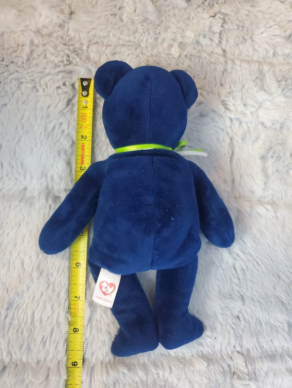 Ty Beanie Baby NFL Football Bear Plush Seattle Seahawks 8